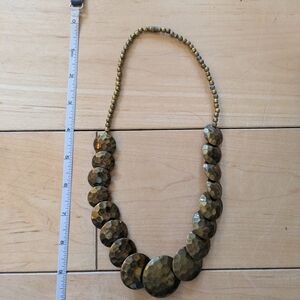 Elegant Gold Beaded Necklace